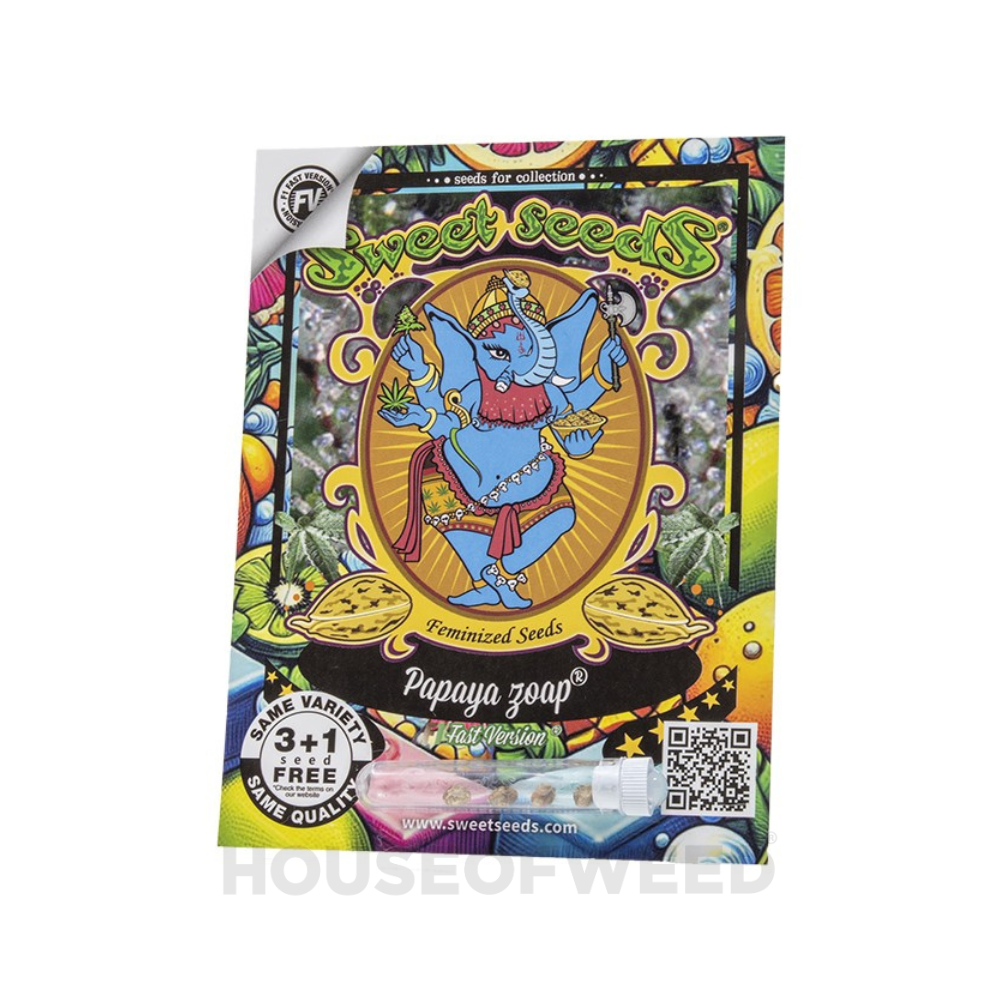 Empaque Papaya Zoap Fast Version F1 de Sweet Seeds
