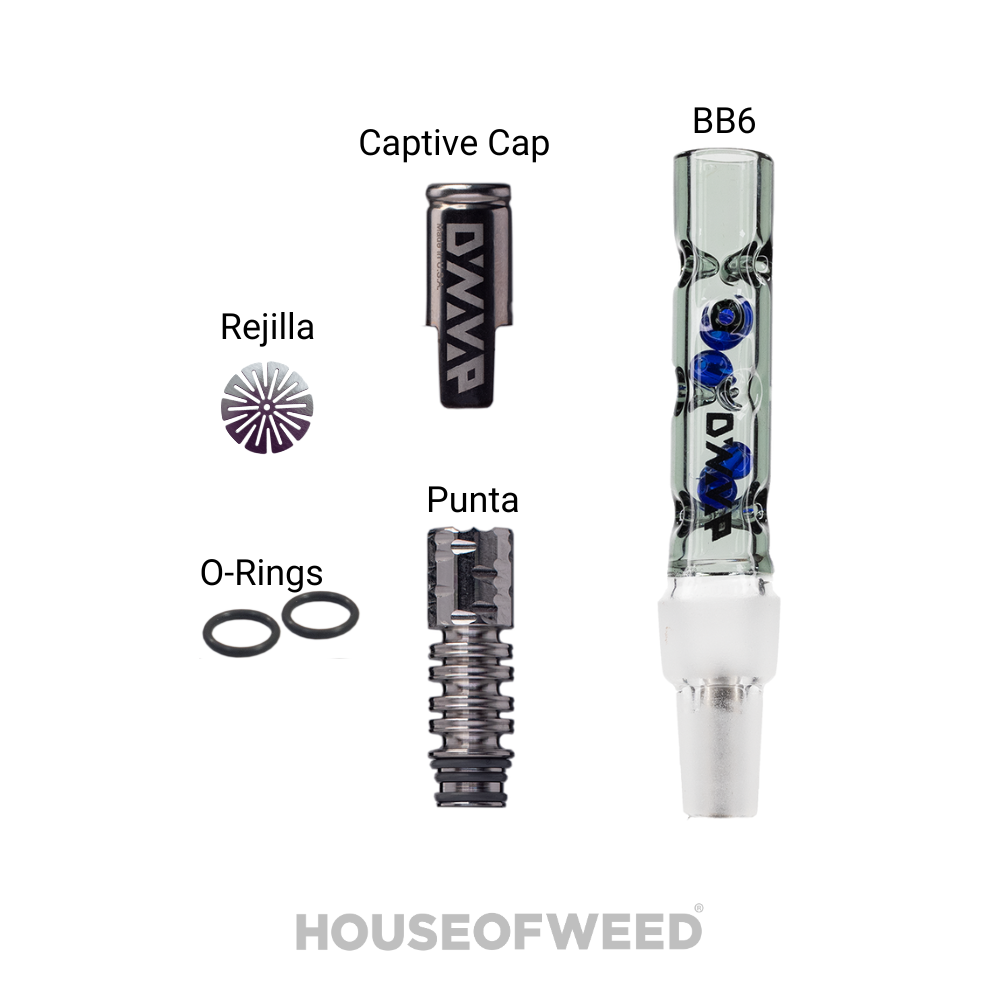 Partes del Vaporizador bb6 dynavap