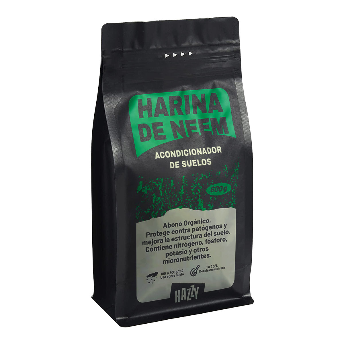 Bolsa de Harina de Neem Hazzy para el cultivo orgánico de cannabis. Tienda House of Weed.