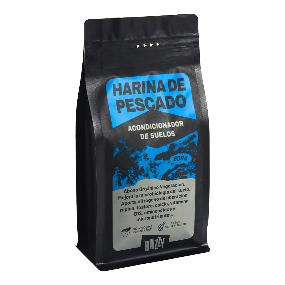 Bolsa de Harina de Pescado Hazzy para el cultivo orgánico de cannabis. Tienda House of Weed.