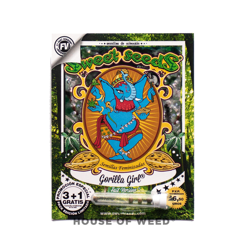 Empaque de semillas Gorilla Girl Fast Version