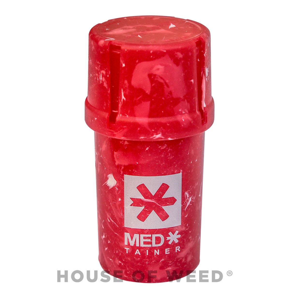 alt='' medtainer moledor contenedor marmoleado rojo ''