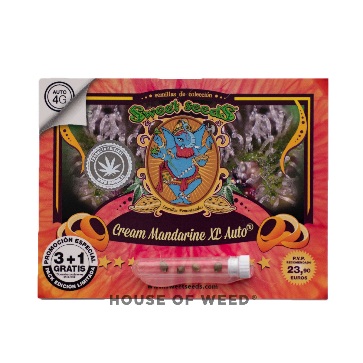semillas marihuana cream mandarine xl auto sweet seeds house of weed tienda online 